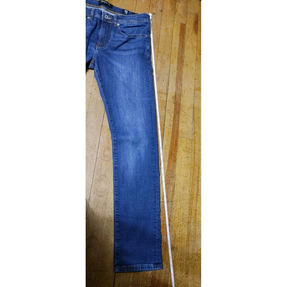 Mens Kenneth Cole Reaction NY BCI Slim Fit Stretch Denim Blue Jeans 30 X 29 - Picture 6 of 9
